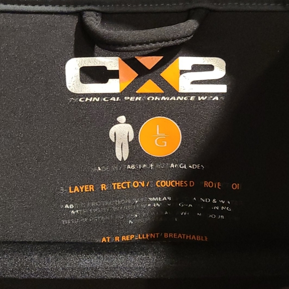 CX2 black & grey water repellant jacket - Picture 7 of 8
